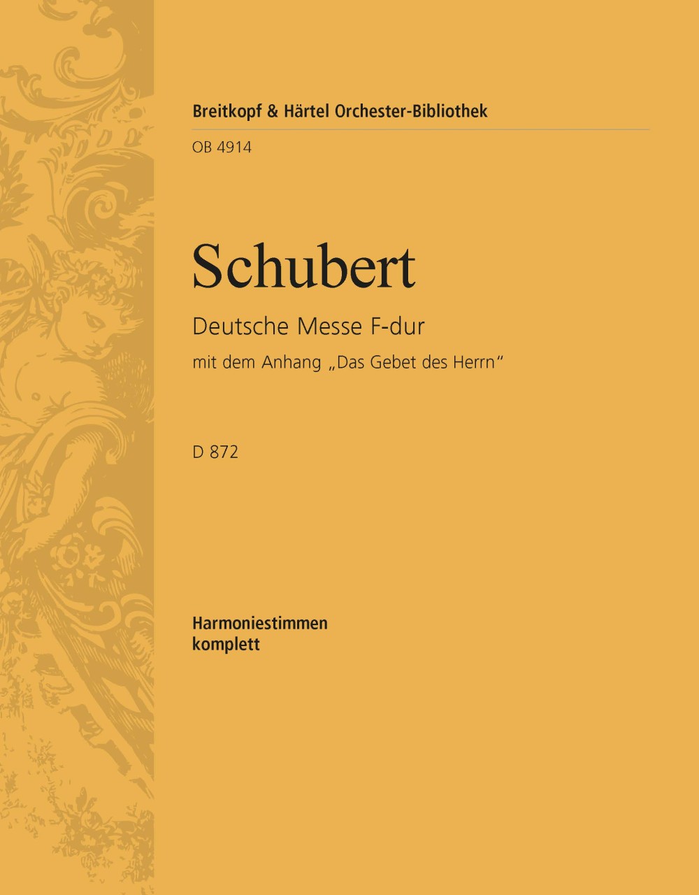 Deutsche Messe F-Dur D 872 (SCHUBERT FRANZ)