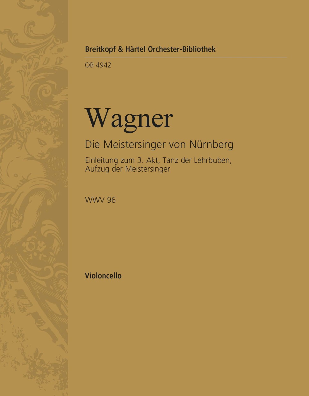Meistersinger. Einleitg 3. Akt (WAGNER RICHARD)