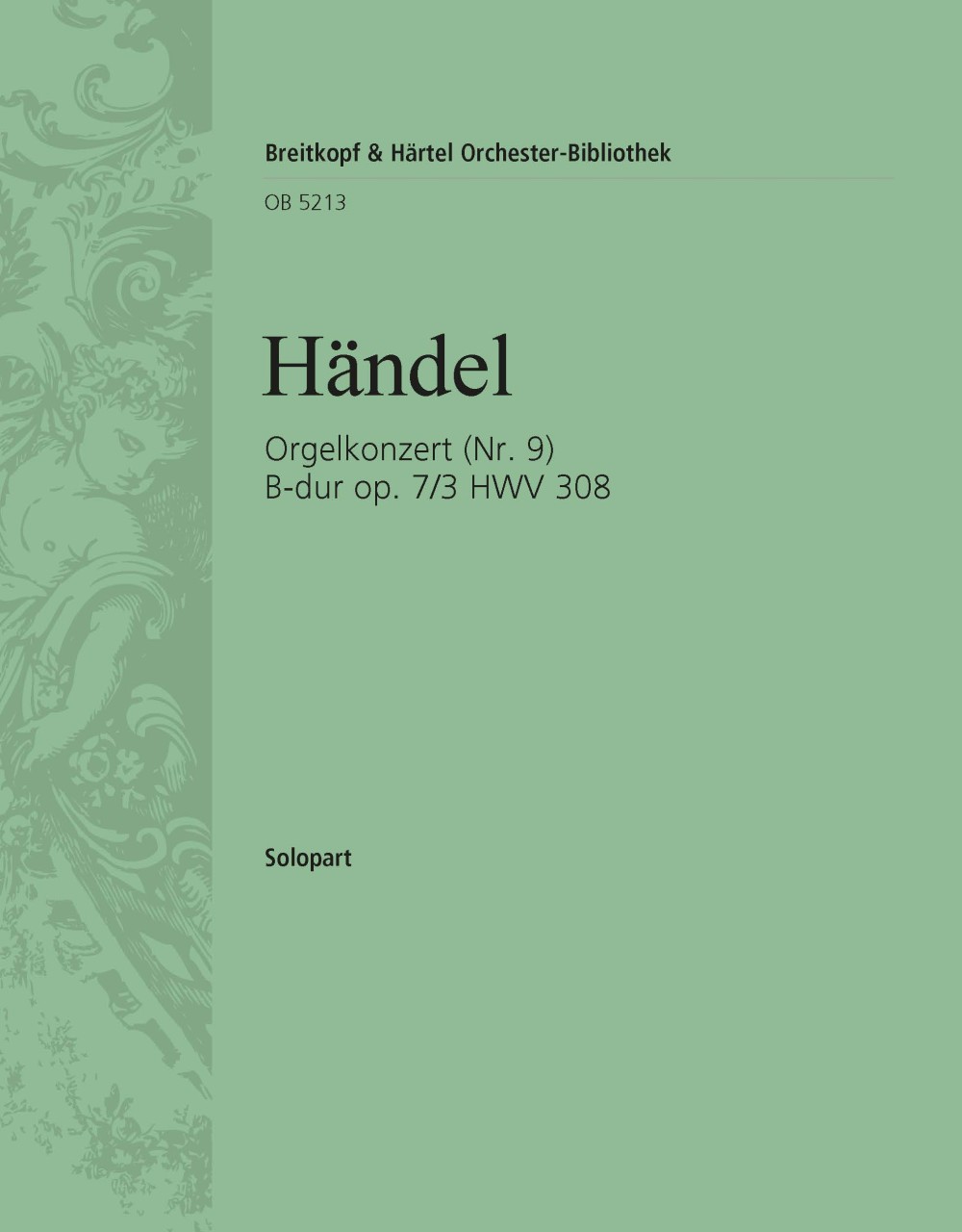 Orgelkonz. B-Dur Op. 7/3 Hwv308