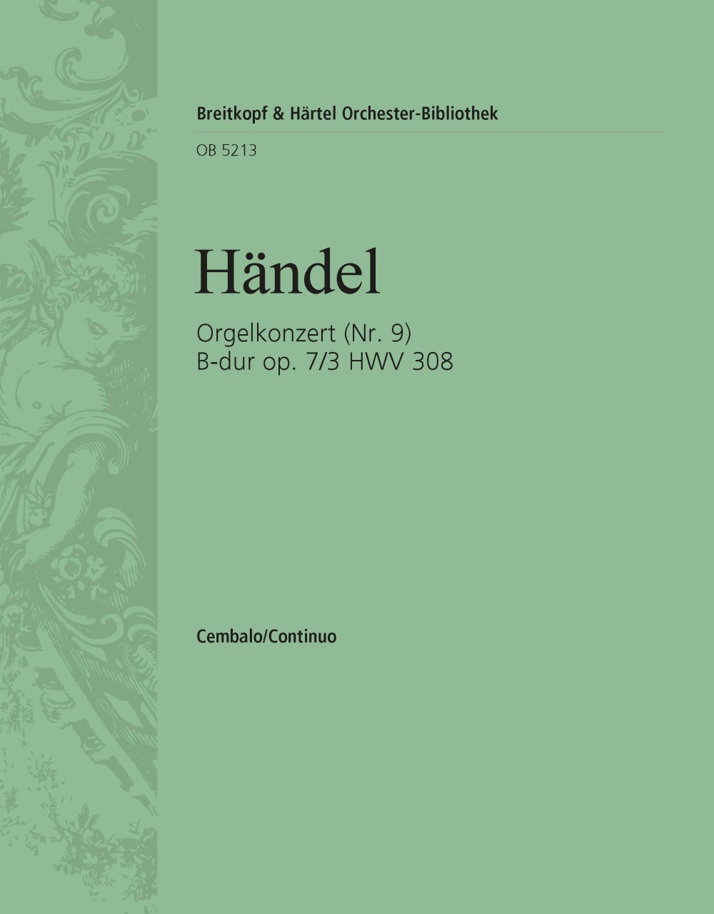 Orgelkonz. B-Dur Op. 7/3 Hwv308