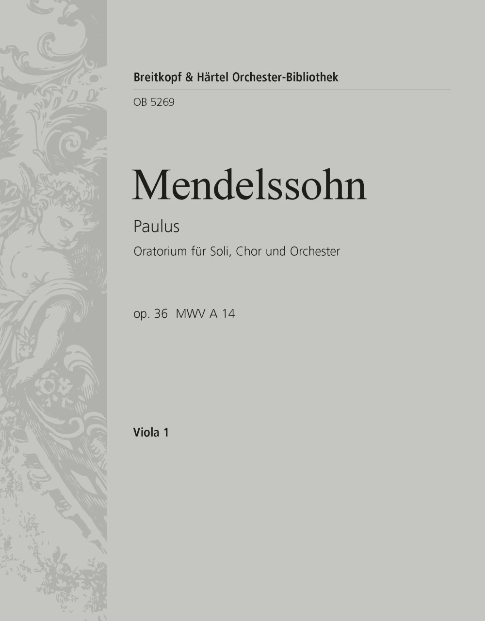 Paulus Op. 36 (MENDELSSOHN-BARTHOLDY FELIX)