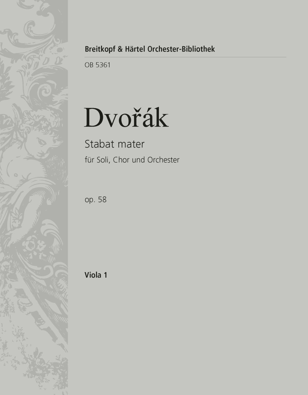 Stabat Mater Op. 58 (DVORAK ANTONIN)