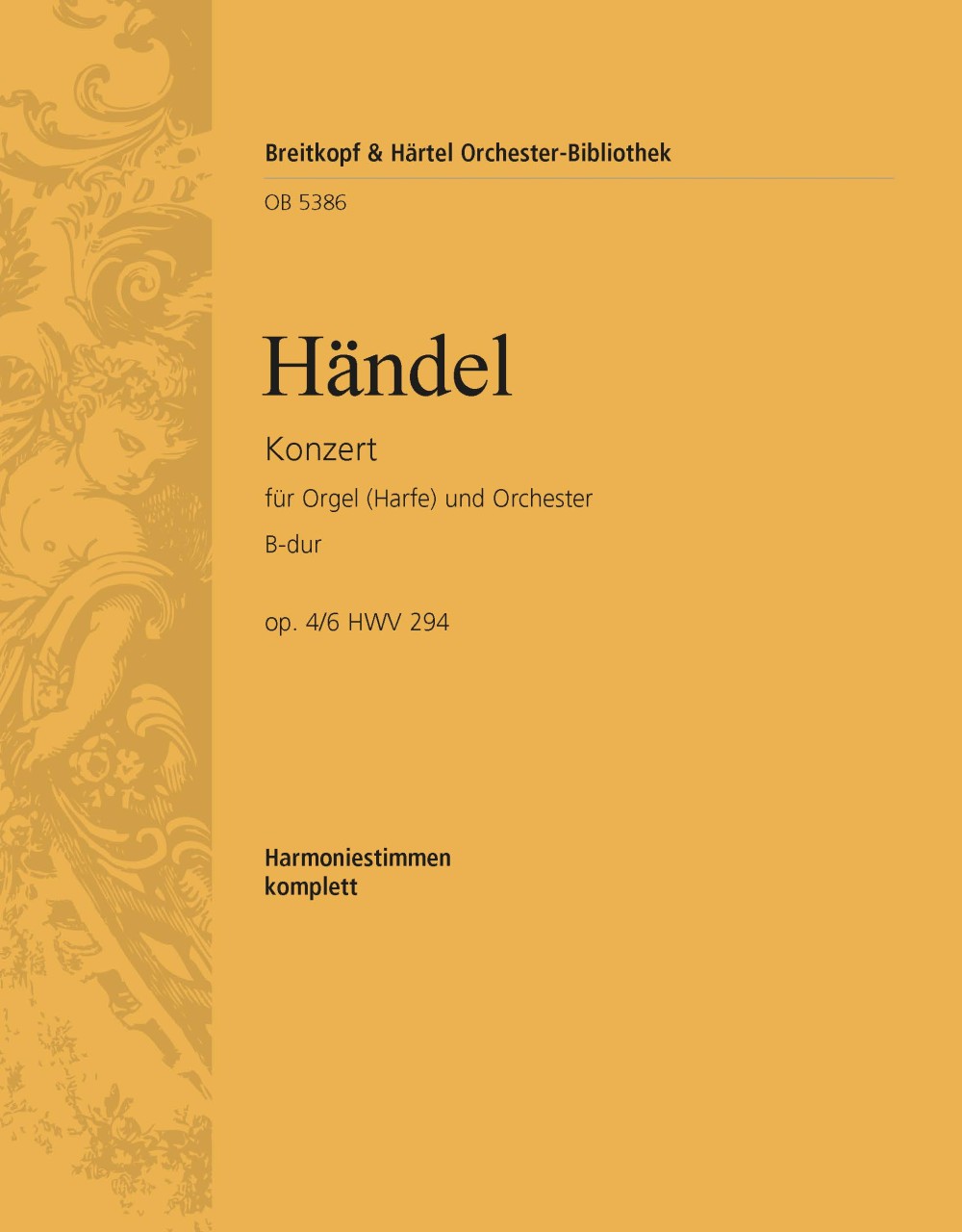 Orgelkonz. B-Dur Op. 4/6 Hwv294