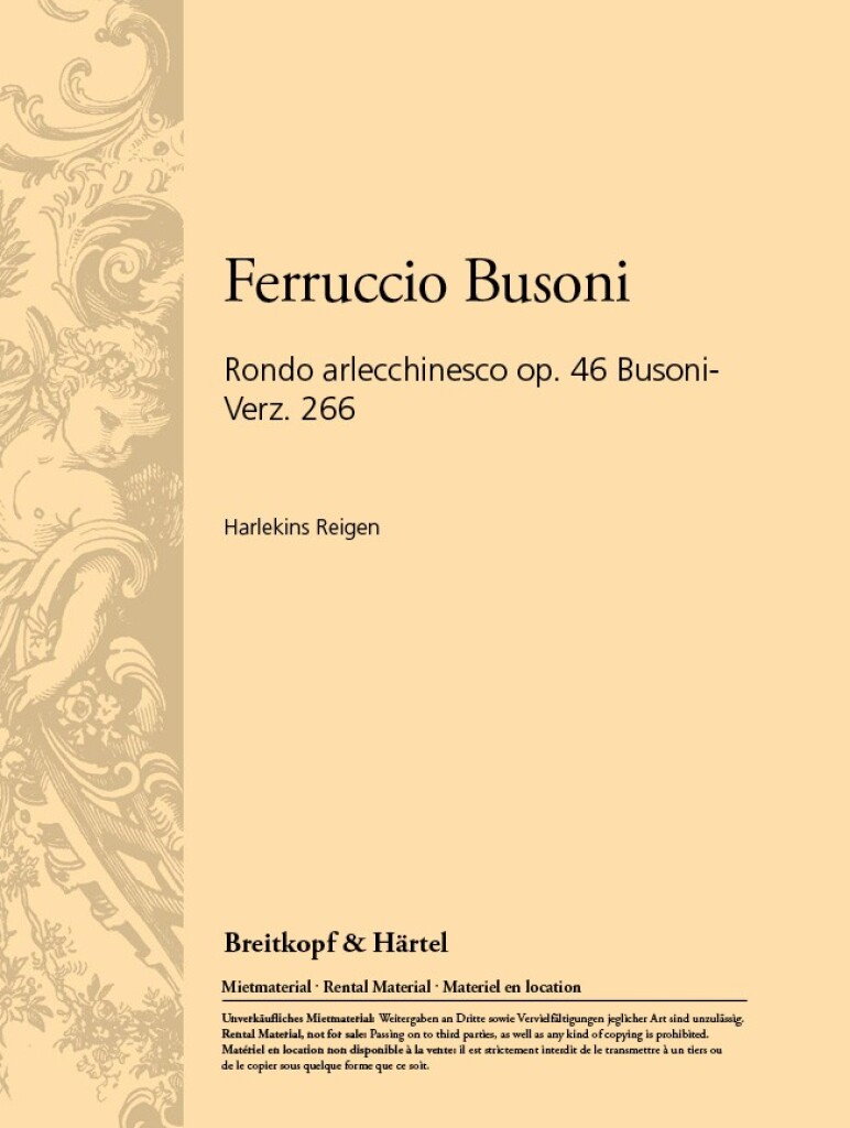 Rondo Arlecchinesco Op. 46 (BUSONI FERRUCCIO)