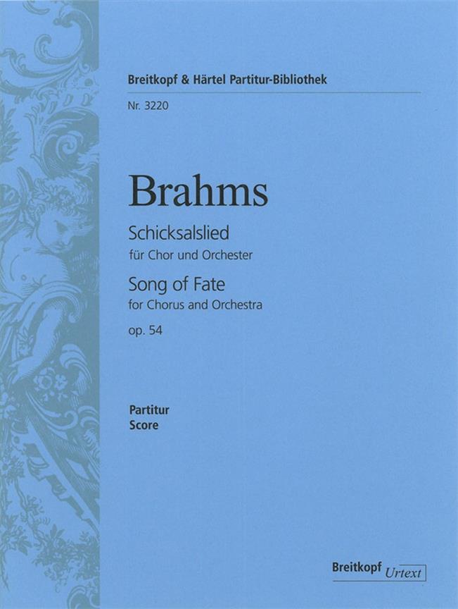 Schicksalslied Op. 54 (BRAHMS JOHANNES)