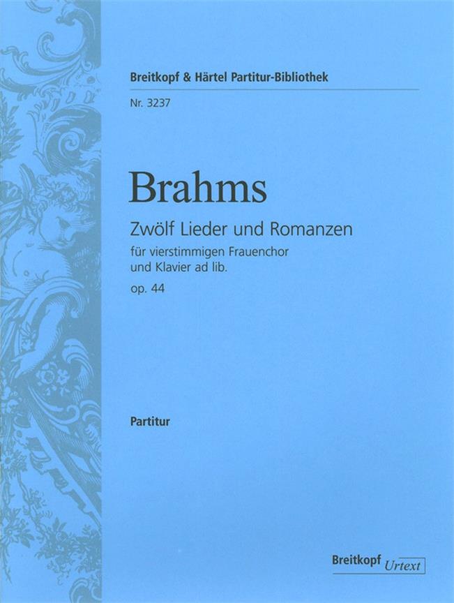 12 Lieder U. Romanzen Op. 44 (BRAHMS JOHANNES)