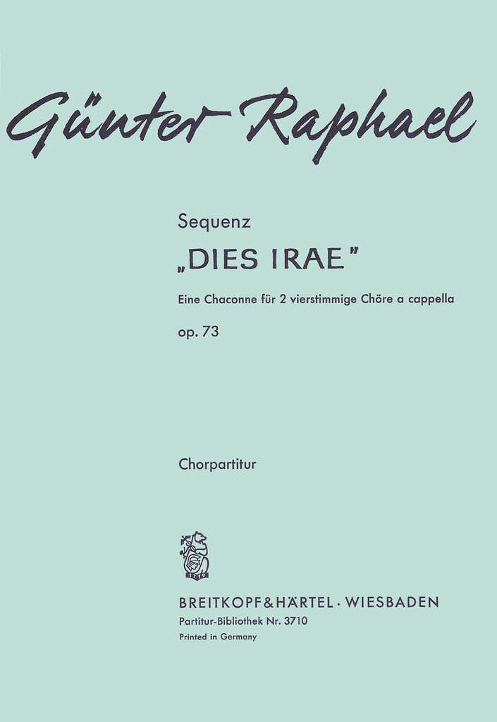 Sequenz 'Dies Irae' Op. 73 (RAPHAEL GUNTER)