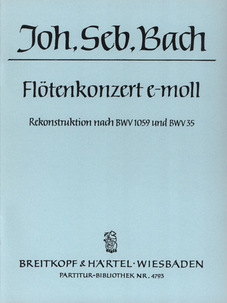 Flötenkonzert E-Moll Bwv 1059R