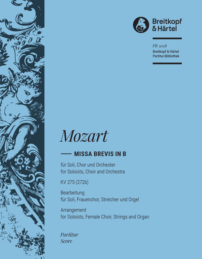 Missa Brevis In B Kv 275 (MOZART WOLFGANG AMADEUS)