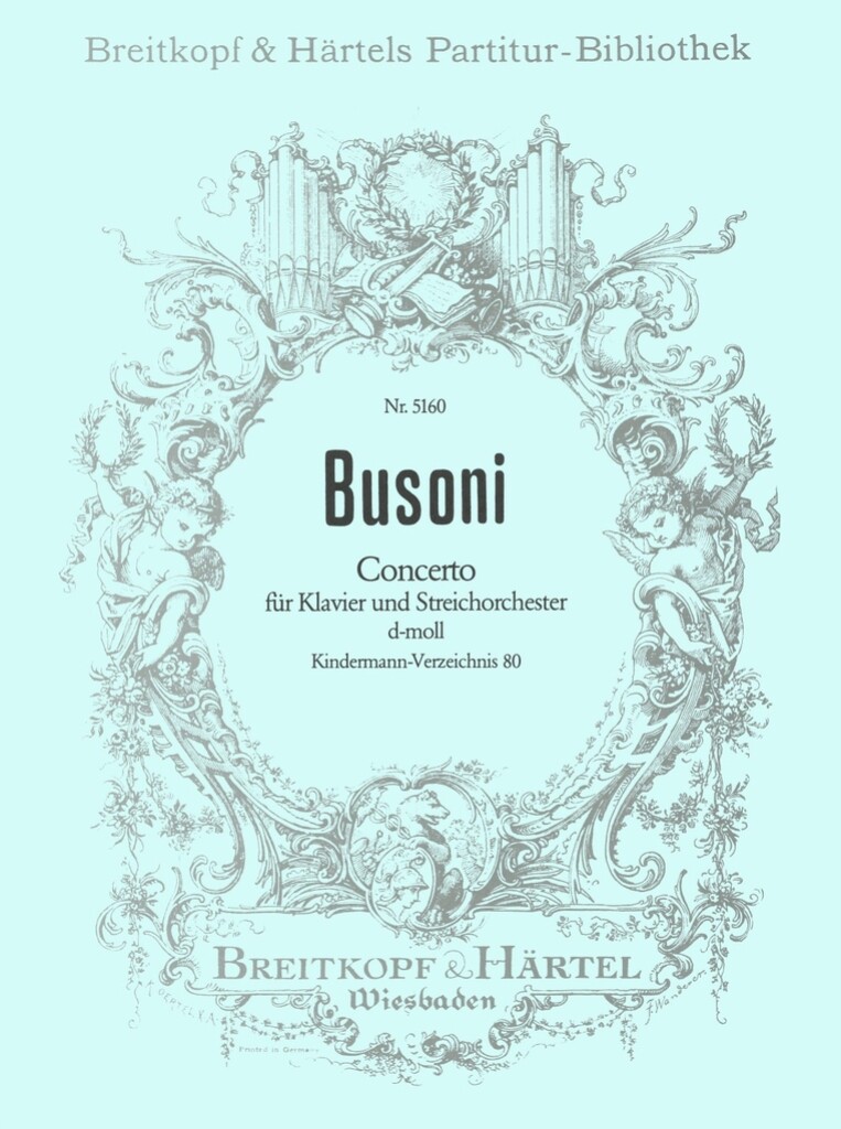 Concerto D-Moll Busoni-Ver. 80 (BUSONI FERRUCCIO)