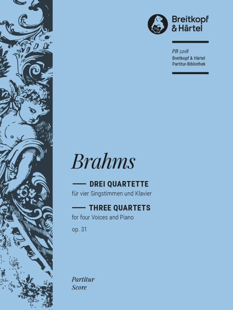 3 Quartette Op. 31 (BRAHMS JOHANNES)