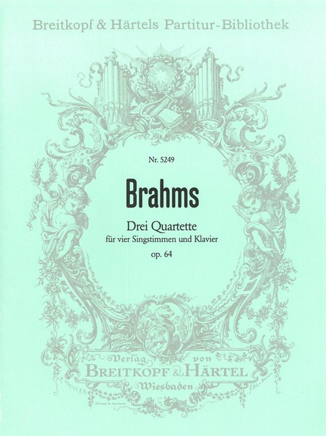 3 Quartette Op. 64 (BRAHMS JOHANNES)