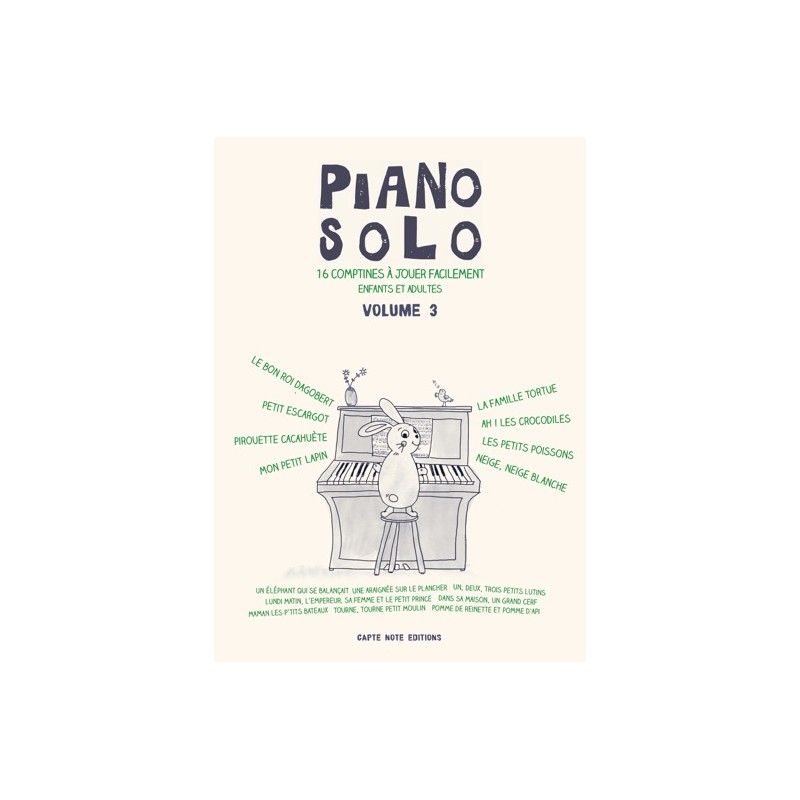 Piano Solo Vol.3 - 16 Comptines