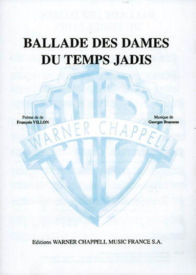 Ballade Des Dames Du Temps Jad (BRASSENS GEORGES)