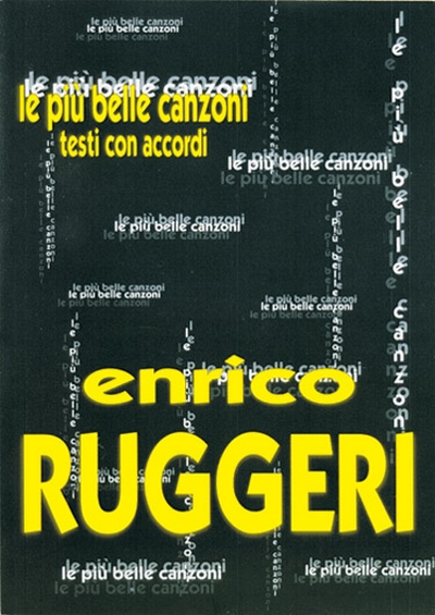 Enrico Ruggeri : Livres de partitions de musique