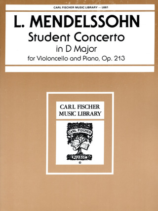 Student's Concerto D-Dur Op. 213
