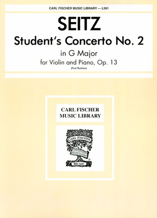 Student's Concerto #2 G-Dur Op. 13 (SEITZ FRIEDRICH)