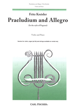 Praeludium Und Allegro
