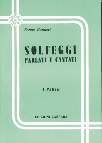 Solfeggi Parl. - Cant.Vol.1 (BARBIERI F)