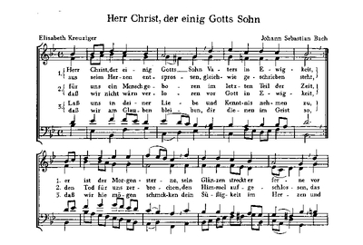 Herr Christ, Der Einig Gotts Sohn - Stern: Wie Schön Leuchtet (BACH JOHANN SEBASTIAN / STERN HERMANN)