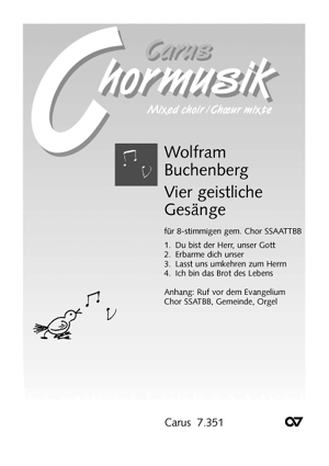 Buchenberg: Vier Geistliche Gesänge (BUCHENBERG WOLFRAM)