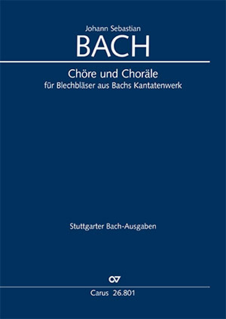 42 Chöre Und Choräle Für Blechbläser Aus Bachs Kantatenwerk (BACH JOHANN SEBASTIAN / KUHNAU JOHANN)