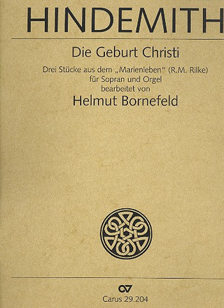 Hindemith: Die Geburt Christi (Arr. Bornefeld) (HINDEMITH PAUL)