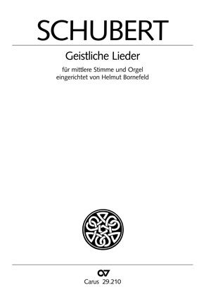 Schubert: Geistliche Lieder (Arr. Bornefeld) (SCHUBERT FRANZ)