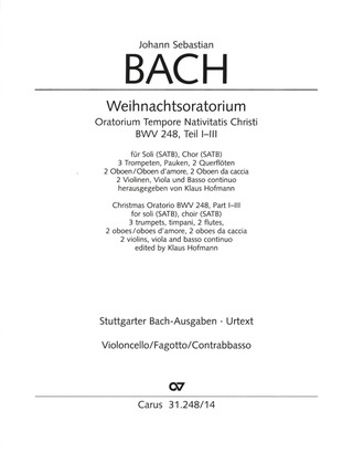 Weihnachtsoratorium I-VI (L'oratorio de Noël) (BACH JOHANN SEBASTIAN)
