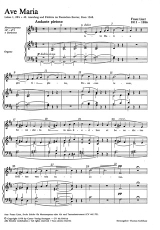 Bruckner - Liszt: Ave Maria (BRUCKNER ANTON / LISZT FRANZ)