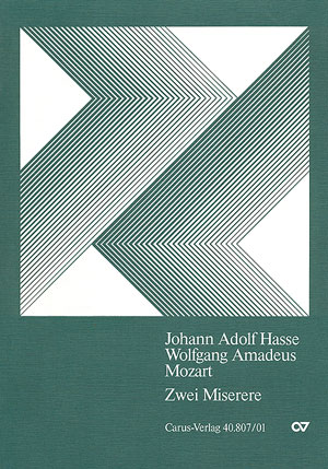 Hasse - Mozart: Miserere (HASSE JOHANN ADOLF / MOZART WOLFGANG AMADEUS)
