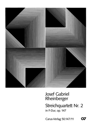 Rheinberger: Streichquartett Nr. 2 (2 Fassungen) (RHEINBERGER JOSEF GABRIEL)