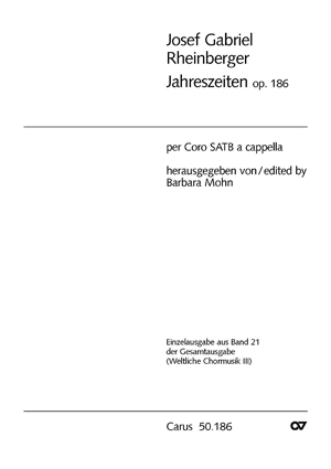 Rheinberger: Jahreszeiten Op. 186 (RHEINBERGER JOSEF GABRIEL)