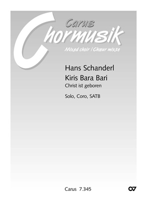 Kiris Bara Bari (Christ Ist Geboren) (SCHANDERL HANS)
