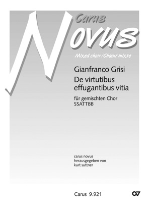 De Virtutibus Effugantibus Vitia (GRISI GIANFRANCO)