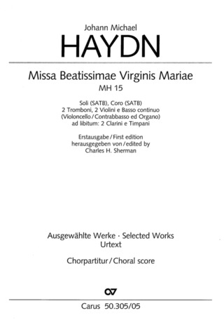 Missa Beatissimae Virginis Mariae (HAYDN JOHANN MICHAEL)