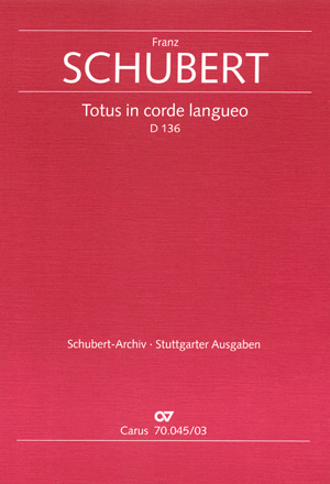 Totus In Corde Langueo (SCHUBERT FRANZ)