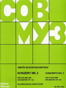 Concerto #2 Pour Violon Et Orchestre, Op. 129 (CHOSTAKOVITCH DIMITRI)