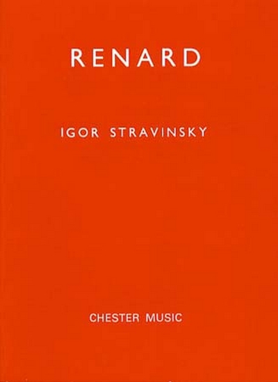 Renard Study Score (STRAVINSKY)
