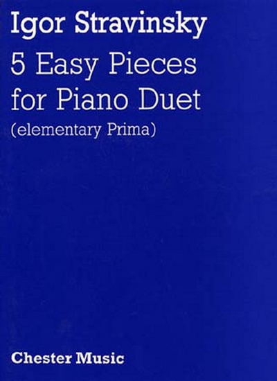 5 Easy Pieces Piano Duet (STRAVINSKY)