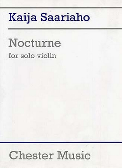 Nocturne For Solo Violin (SAARIAHO KAIJA)