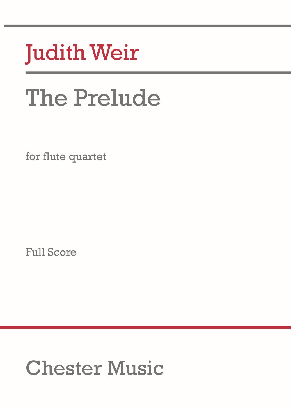 The Prelude (WEIR JUDITH)