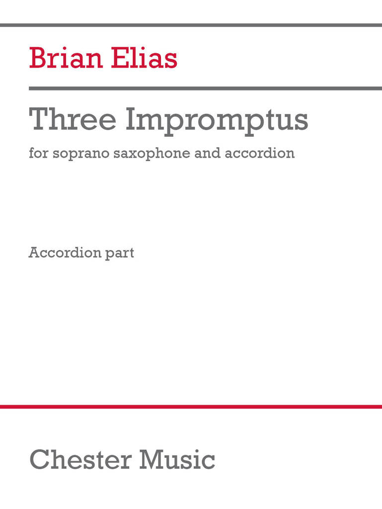 Three Impromptus (ELIAS BRIAN)