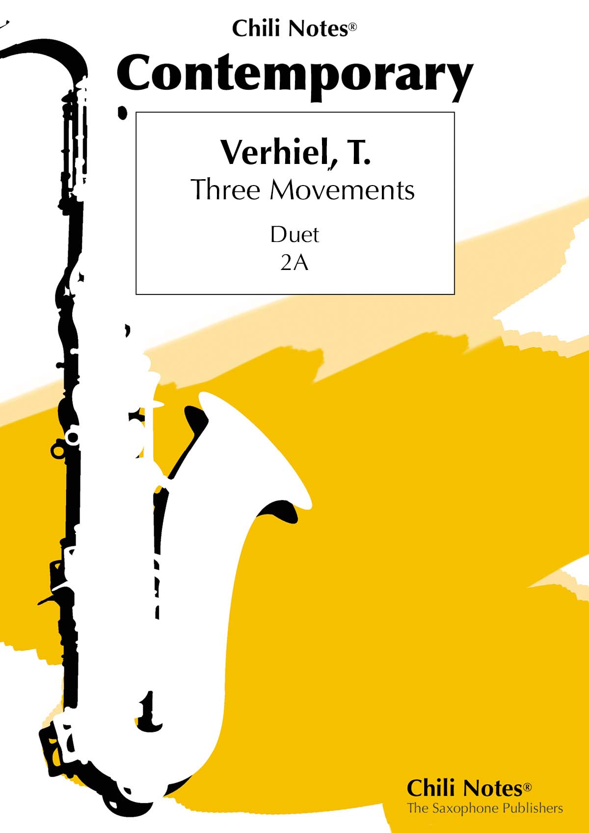 Three Movements for two Alto Saxophones (VERHIEL T) (VERHIEL T)