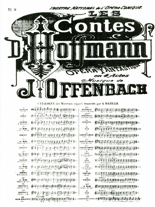 Contes D'Hoffmann Air N09 Oiseaux Dans La Charmille Soprano Et Piano (OFFENBACH JACQUES)