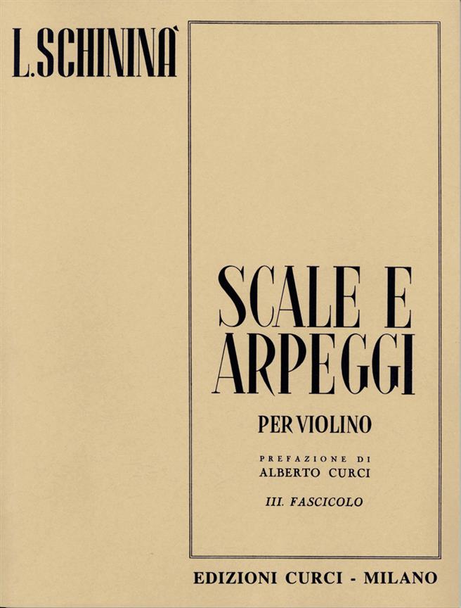 Scale E Arpeggi Vol.3 (SCHININA LUIGI)