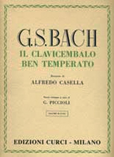 Clavicembalo Ben Temperato 1 (BACH JOHANN SEBASTIAN)