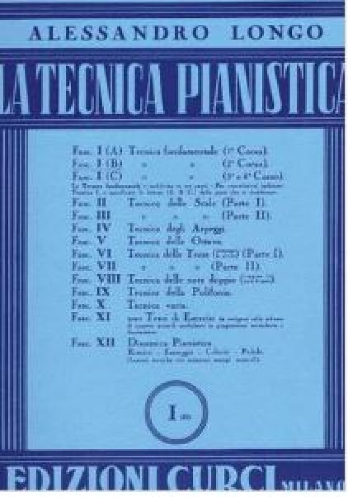 Tecnica Pianistica Vol.1B (LONGO ALESSANDRO)