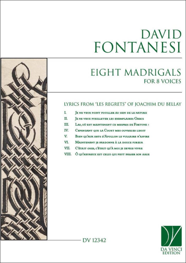 Eight Madrigals for 8 voices (FONTANESI DAVID)