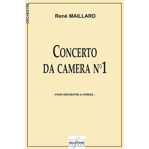Concerto Da Camera #1 Pour Orchestre A Cordes (Materiel)